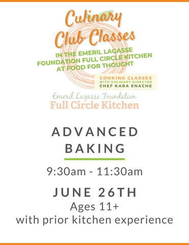 Culinary Club Classes | Advanced Baking