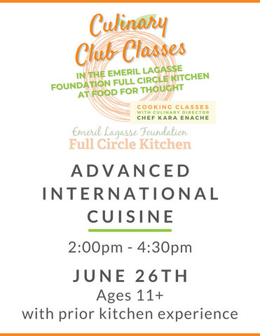 Culinary Club Classes | Advanced International Cuisine