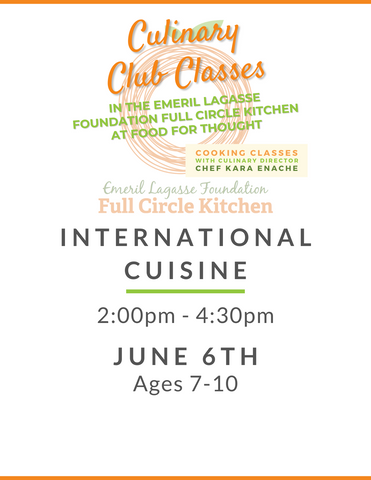 Culinary Club Classes | International Cuisine
