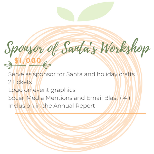 Brunch with Santa | Sponsor of Santa's Workshop