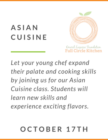 Asian Cuisine | October 17th